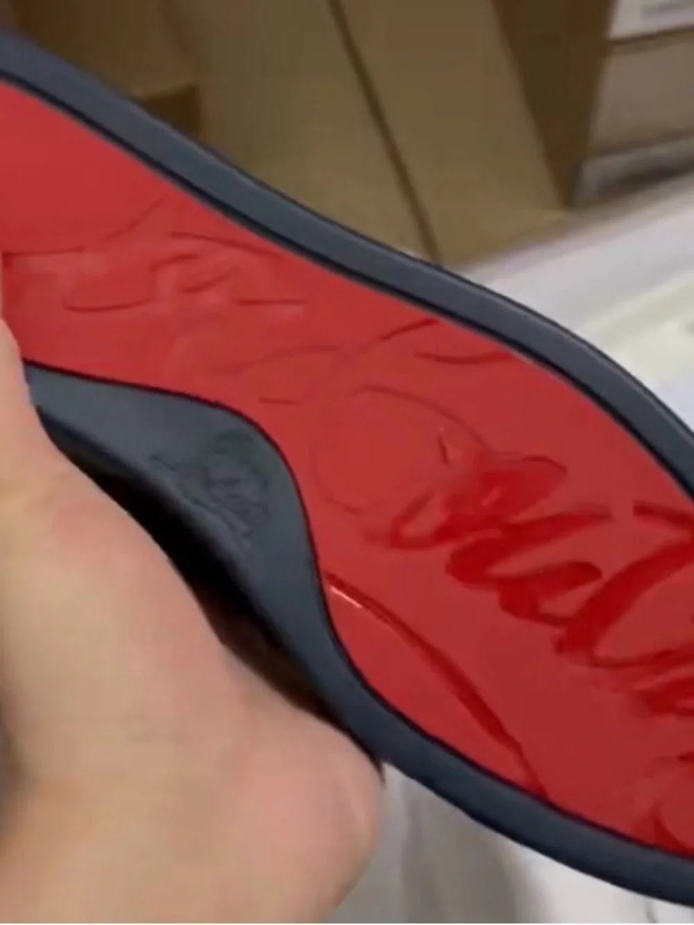 Men's Black Louboutins with Signature Red Sole
